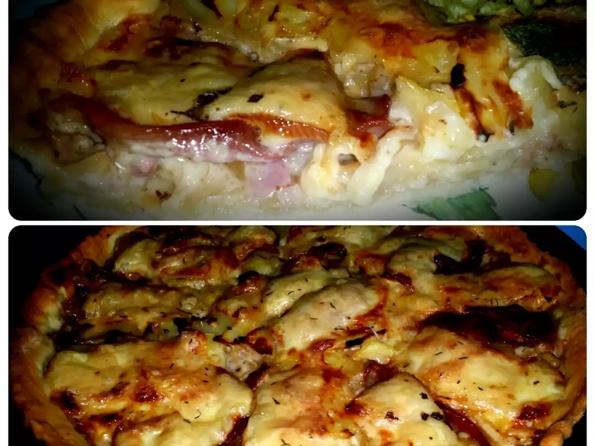 Pizza cu branza Raclette