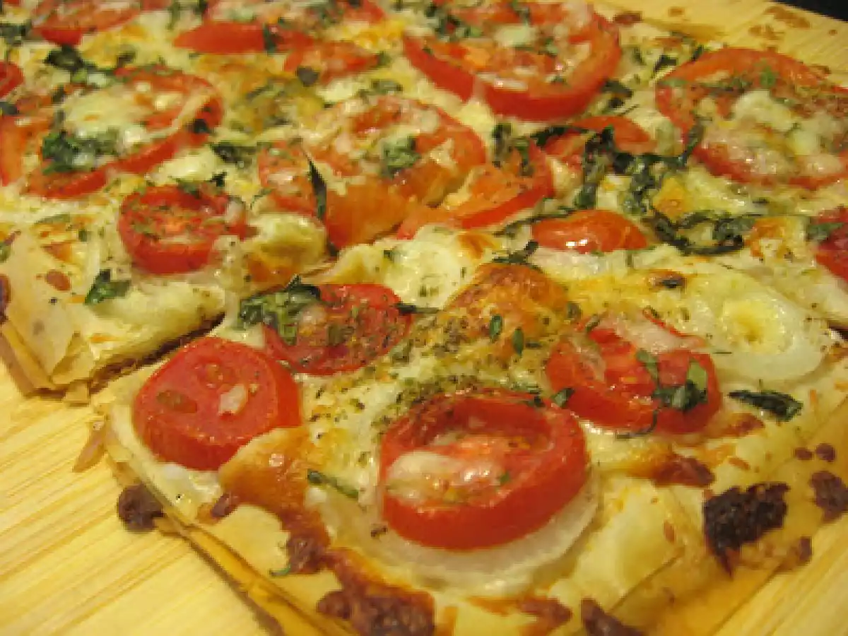 Pizza cu foi fillo - poza 4