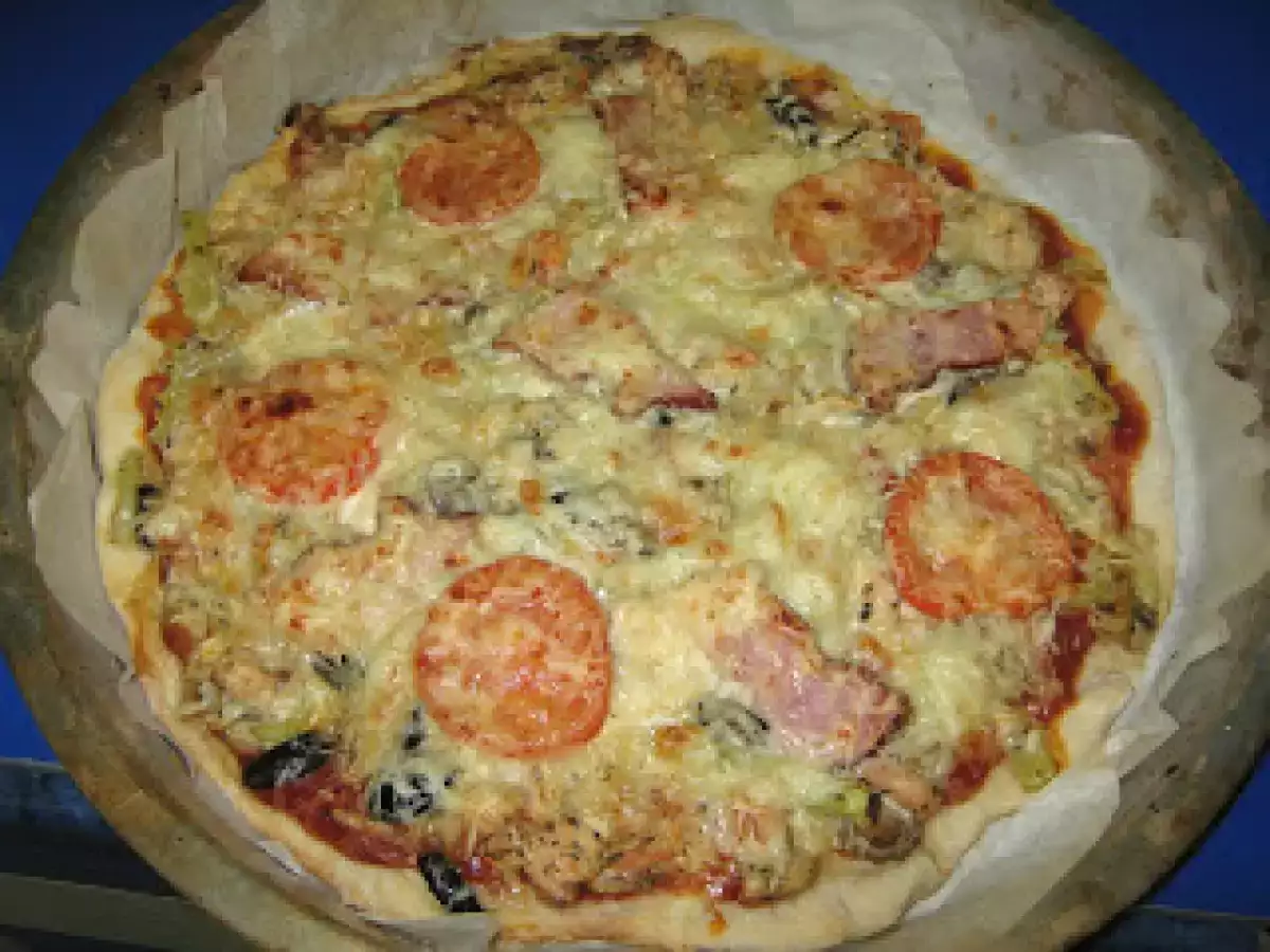Pizza cu piept de pui - poza 10