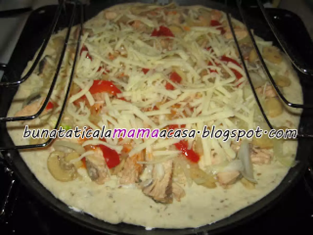 Pizza cu somon - poza 2