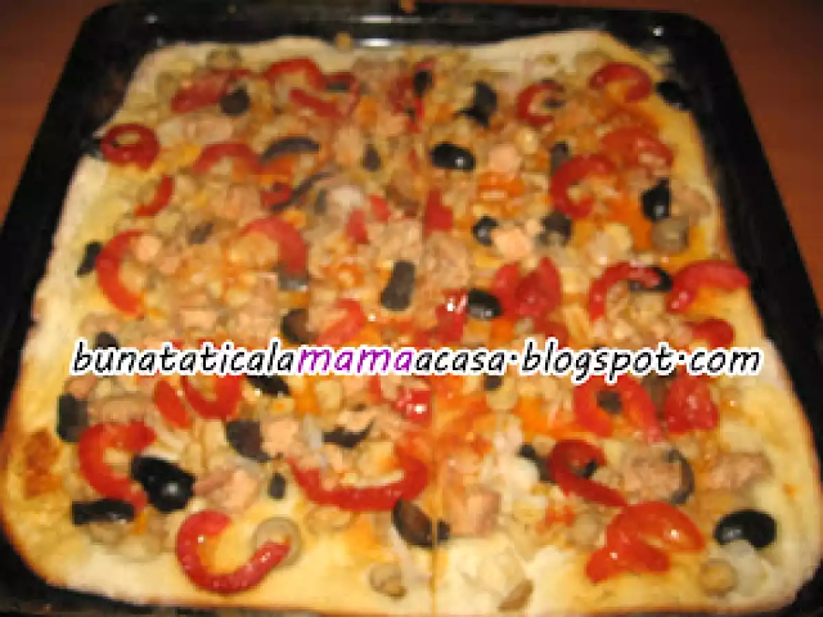 Pizza cu ton de post