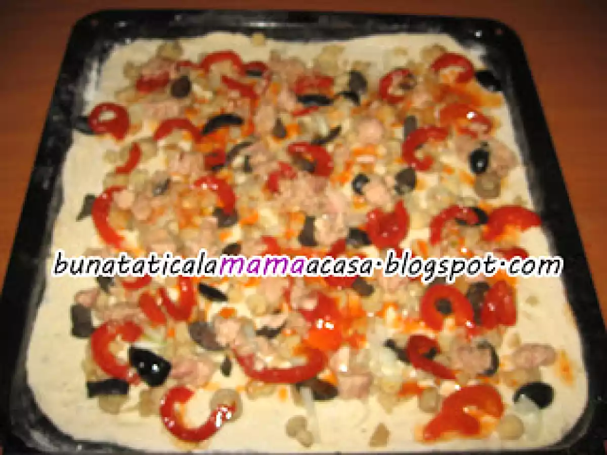 Pizza cu ton de post - poza 2