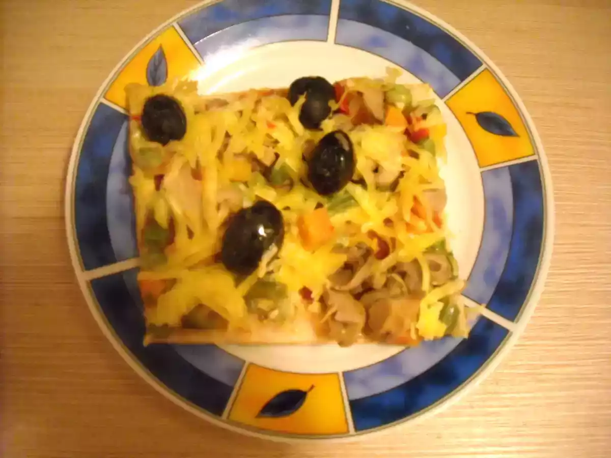 Pizza vegetariana (de post)