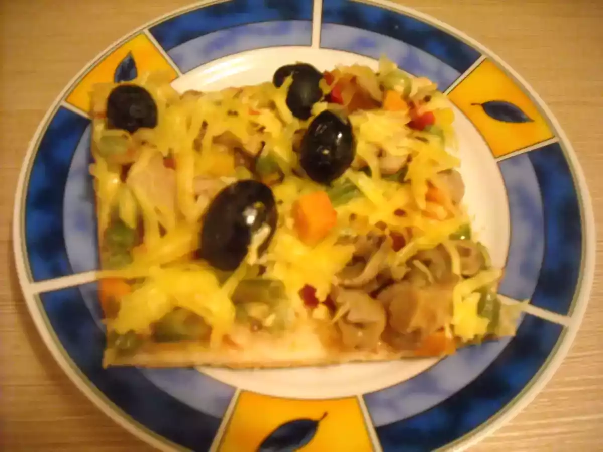 Pizza vegetariana (de post) - poza 3