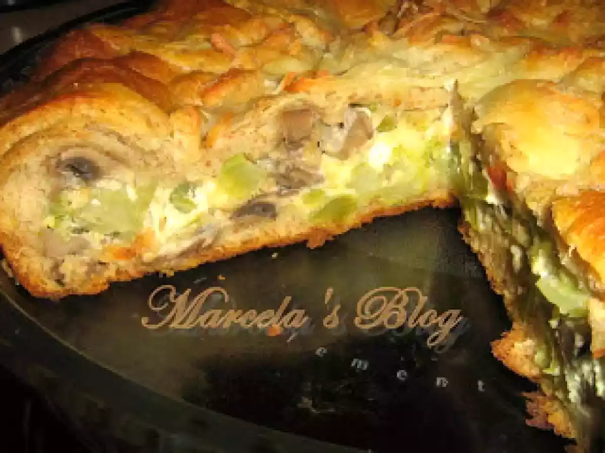 Placinta aperitiv cu legume