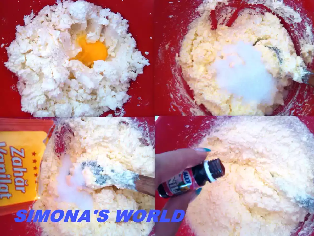 Placinta cu branza dulce si stafide - poza 2