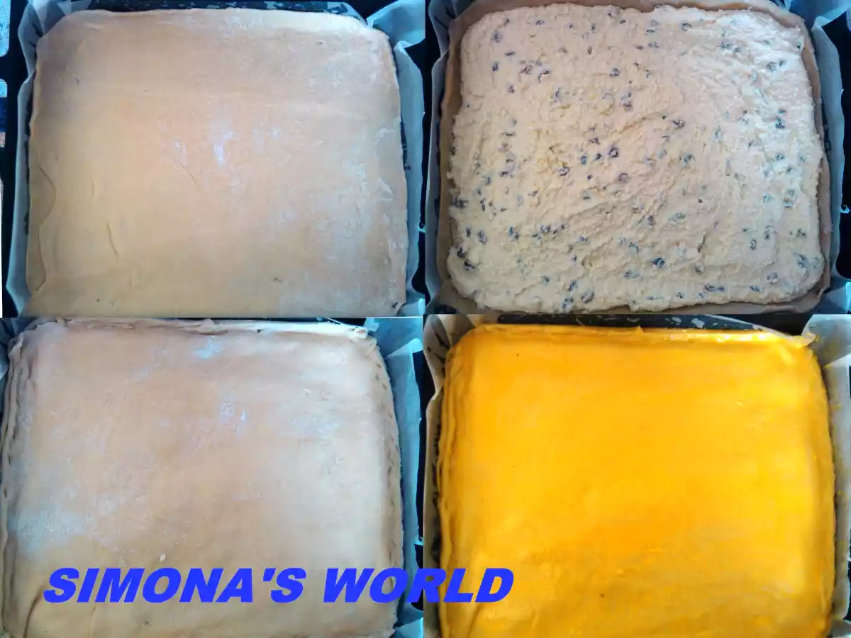 Placinta cu branza dulce si stafide - poza 3