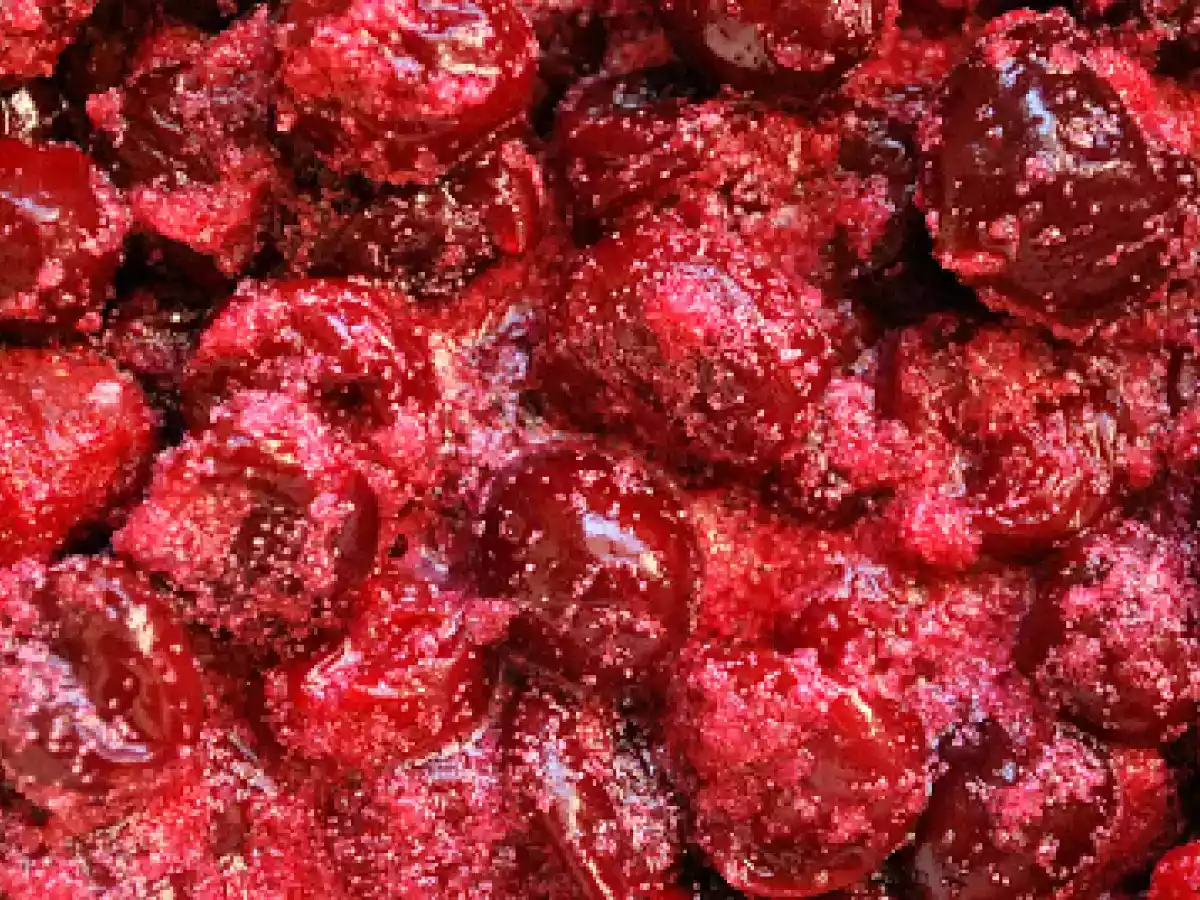 Placinta cu branza dulce si visine - poza 5