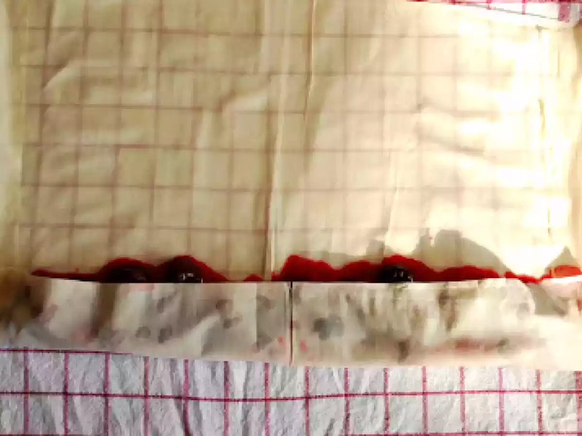 Placinta cu branza dulce si visine - poza 9