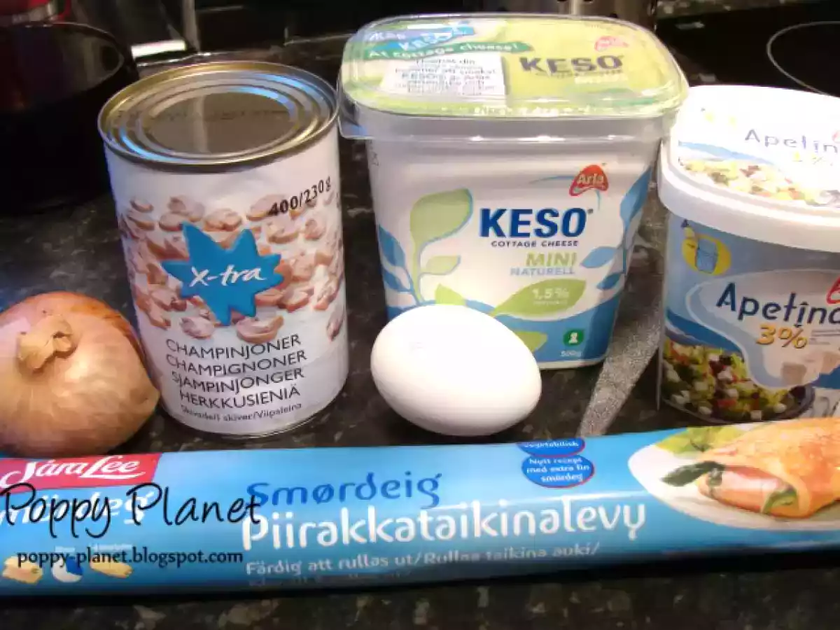 Placinta cu branza si cu ciuperci - poza 2