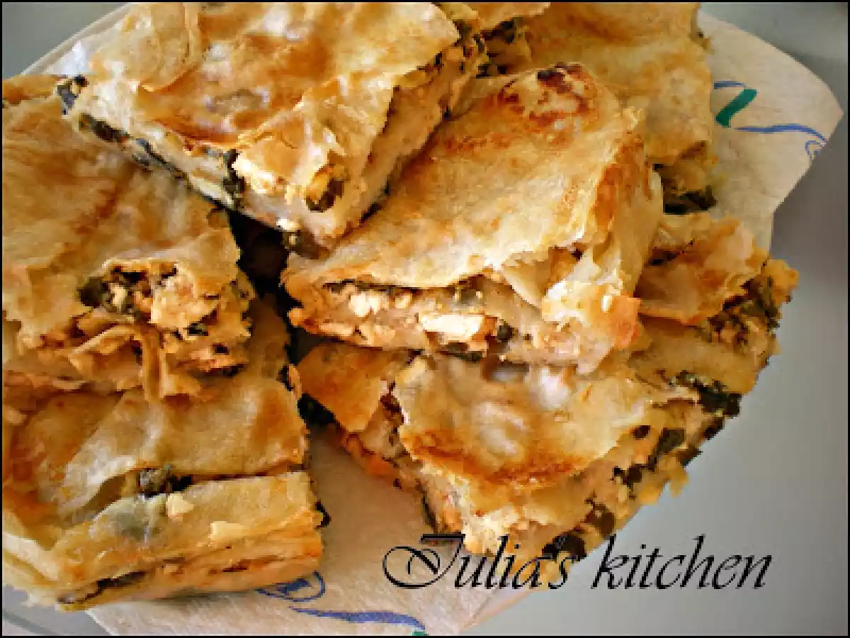Placinta cu branza si foi yufka - poza 3