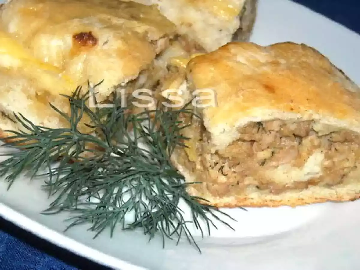 Placinta cu carne si ciuperci - poza 12