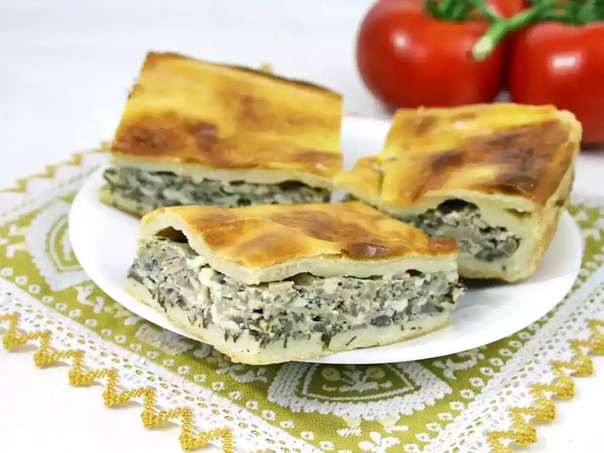 Placinta cu ciuperci si aluat de casa - poza 4