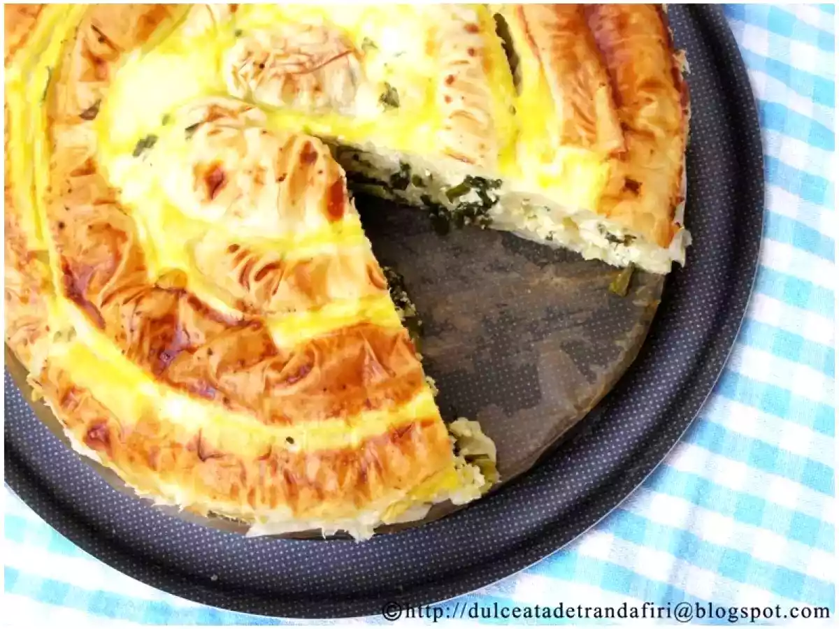 Placinta cu leurda si branza - poza 3