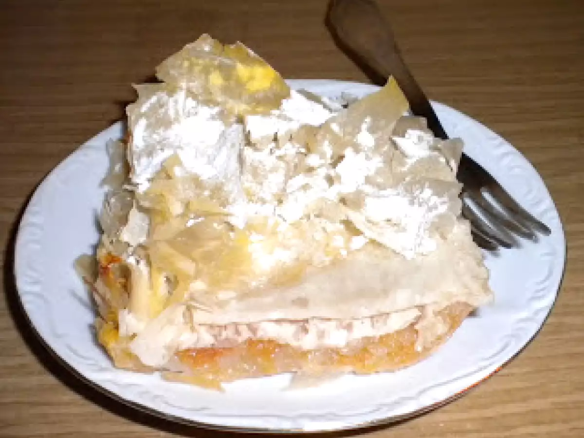 Placinta cu mere, de post