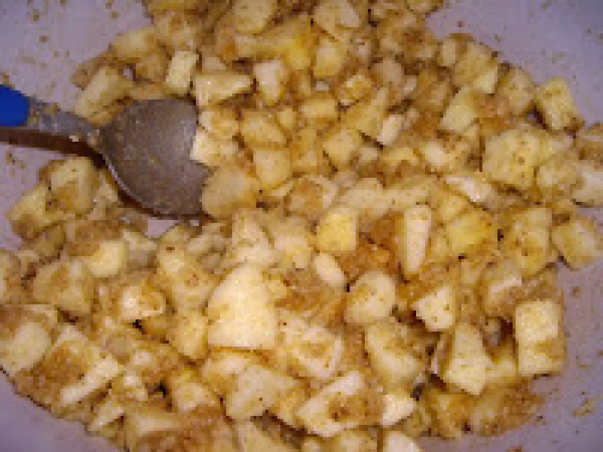 Placinta cu mere si miere/Torta di mele al miele - poza 5