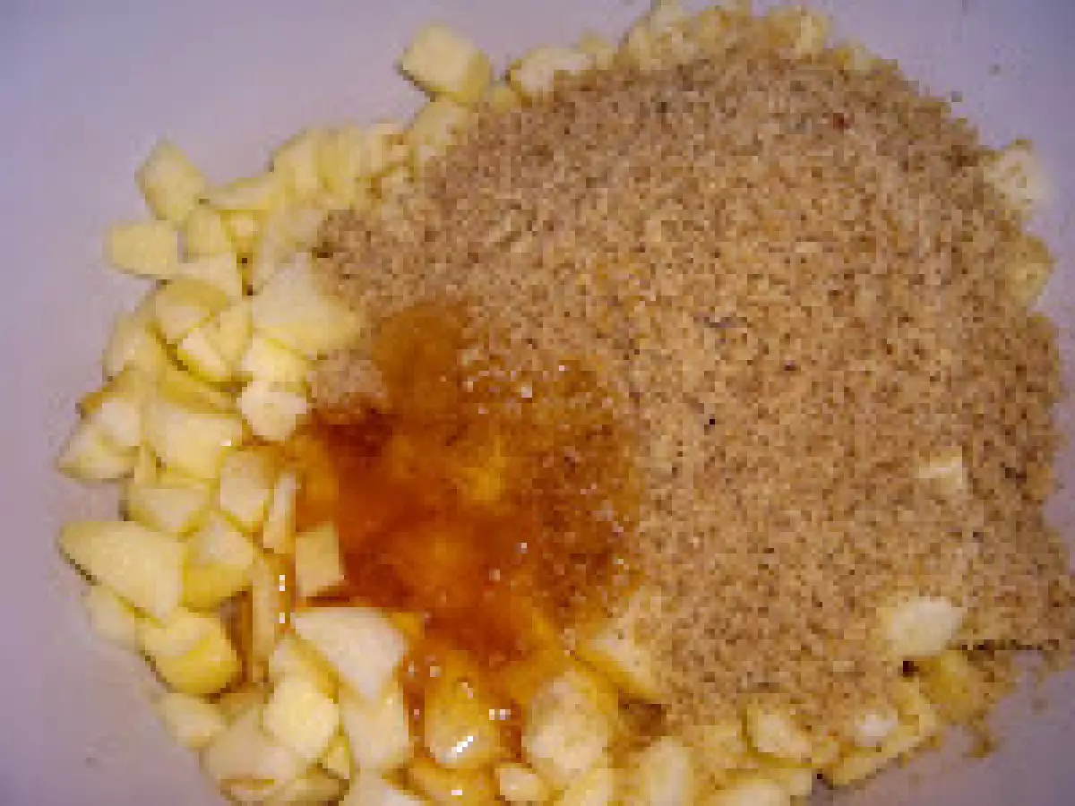 Placinta cu mere si miere/Torta di mele al miele - poza 6