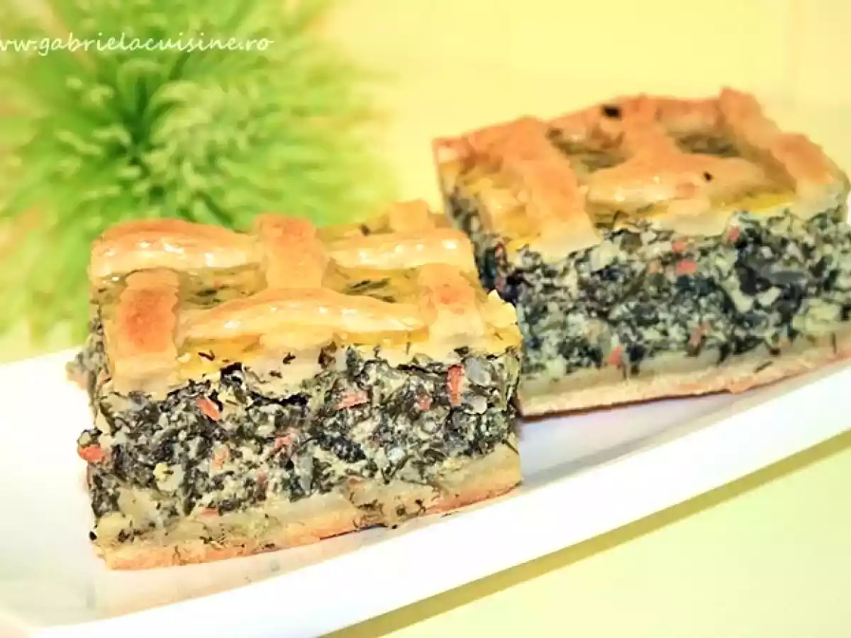 Placinta cu spanac si aluat de casa - poza 2