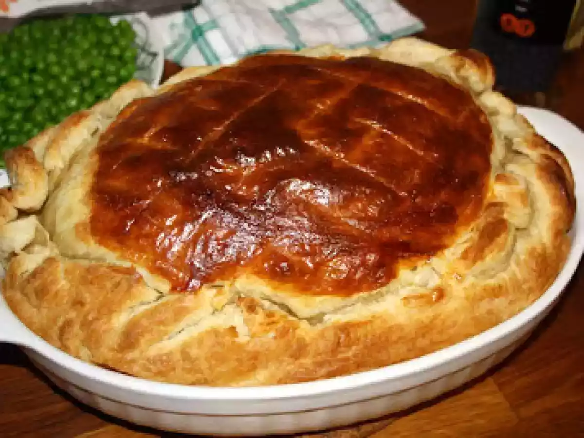 Placinta englezeasca cu vita si Guinness