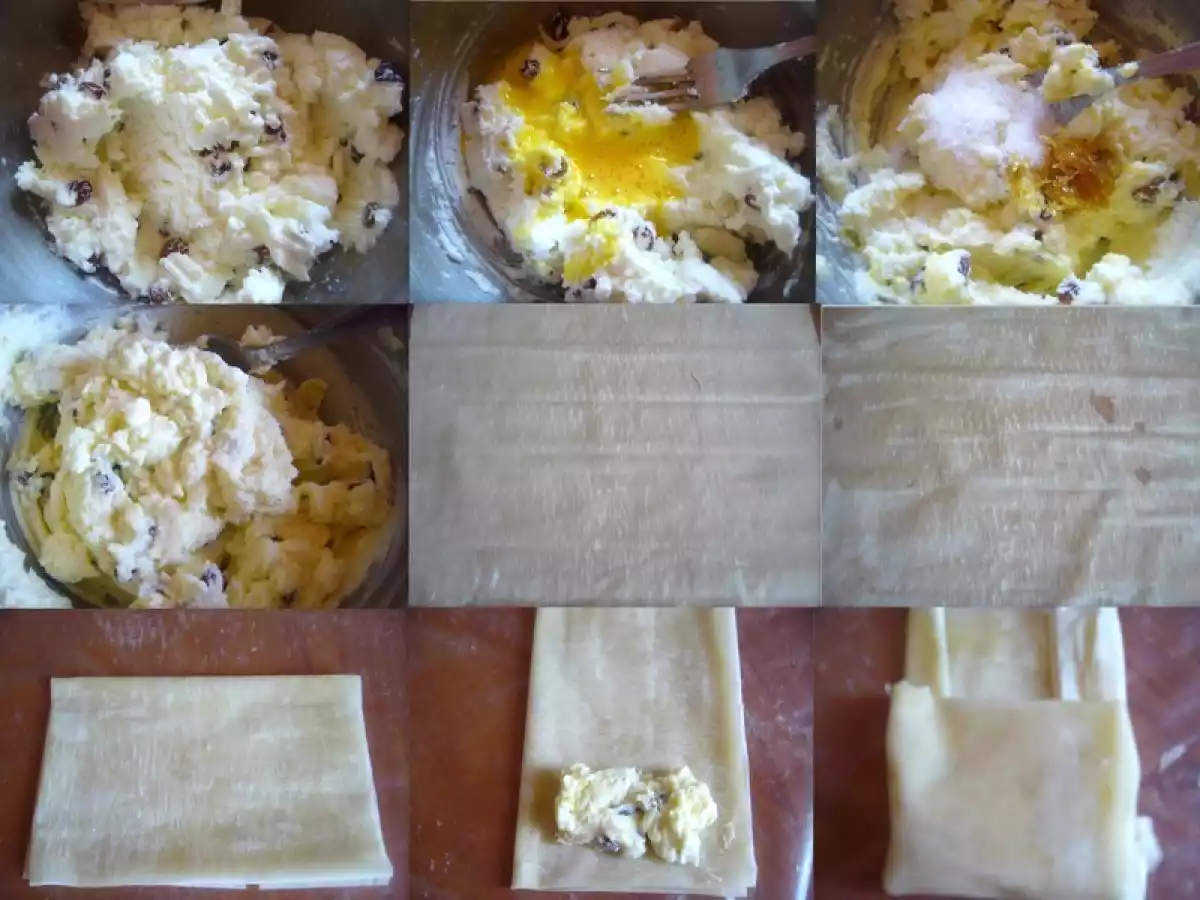 Placinta, , Pachetel cu branza de vaci si stafide, ,  - poza 2