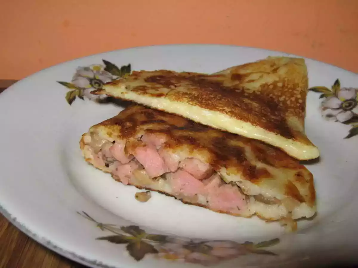 Placinte cu sunca si ciuperci, si cascaval - poza 2