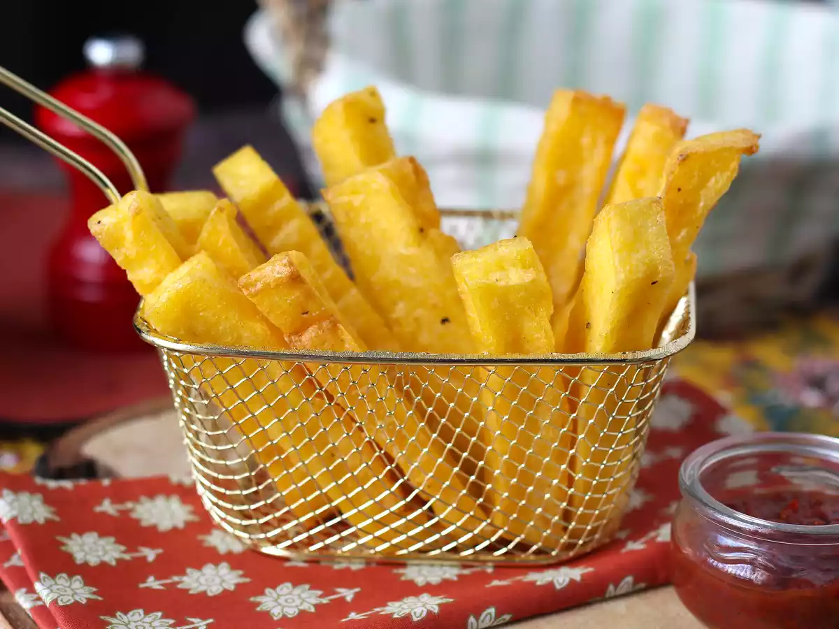 Polenta prăjită: crocantă, aurie și perfectă în Air Fryer! - poza 2