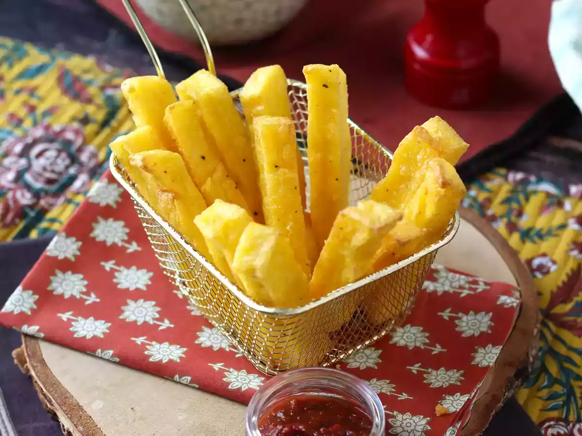 Polenta prăjită: crocantă, aurie și perfectă în Air Fryer! - poza 4
