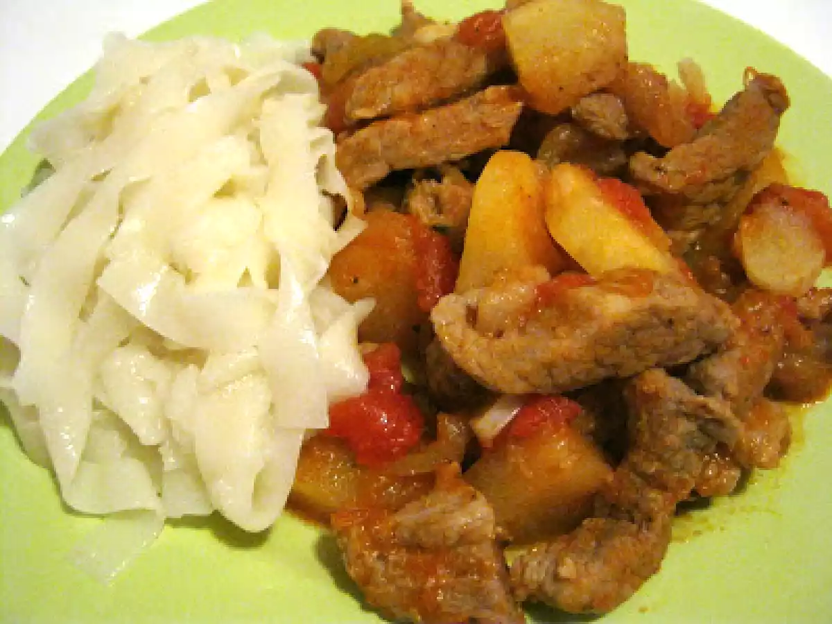 Porc cu ananas i sos dulce-acrior - poza 4