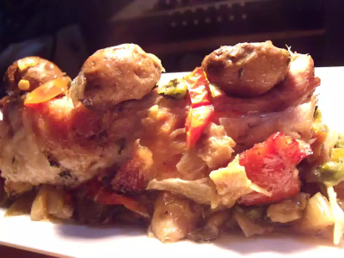 Porc cu fenicul si capere (pork with fennel and capers) - poza 4