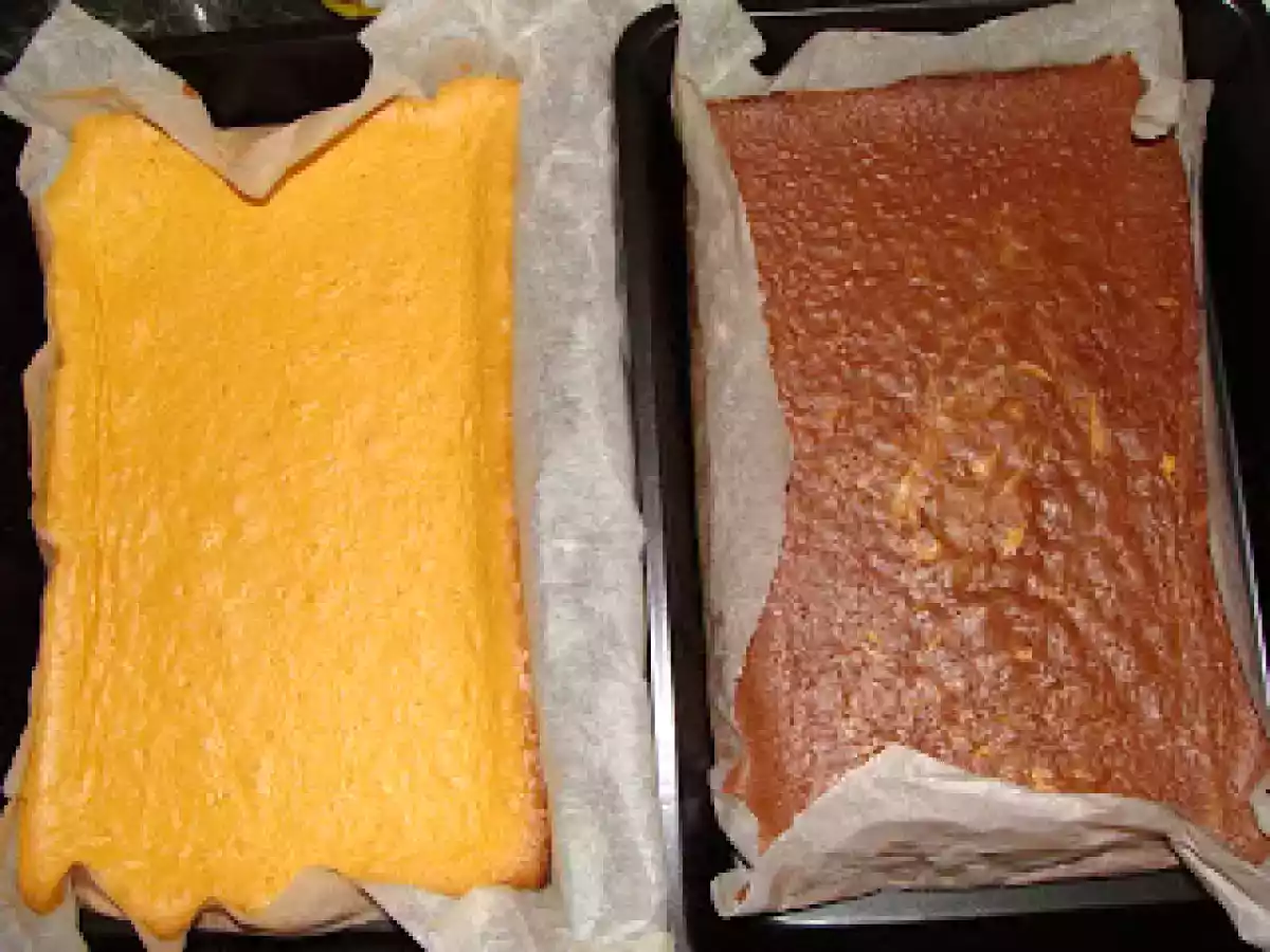 Prajitura 2 in 1 (crema de nuci cu ciocolata) - poza 3