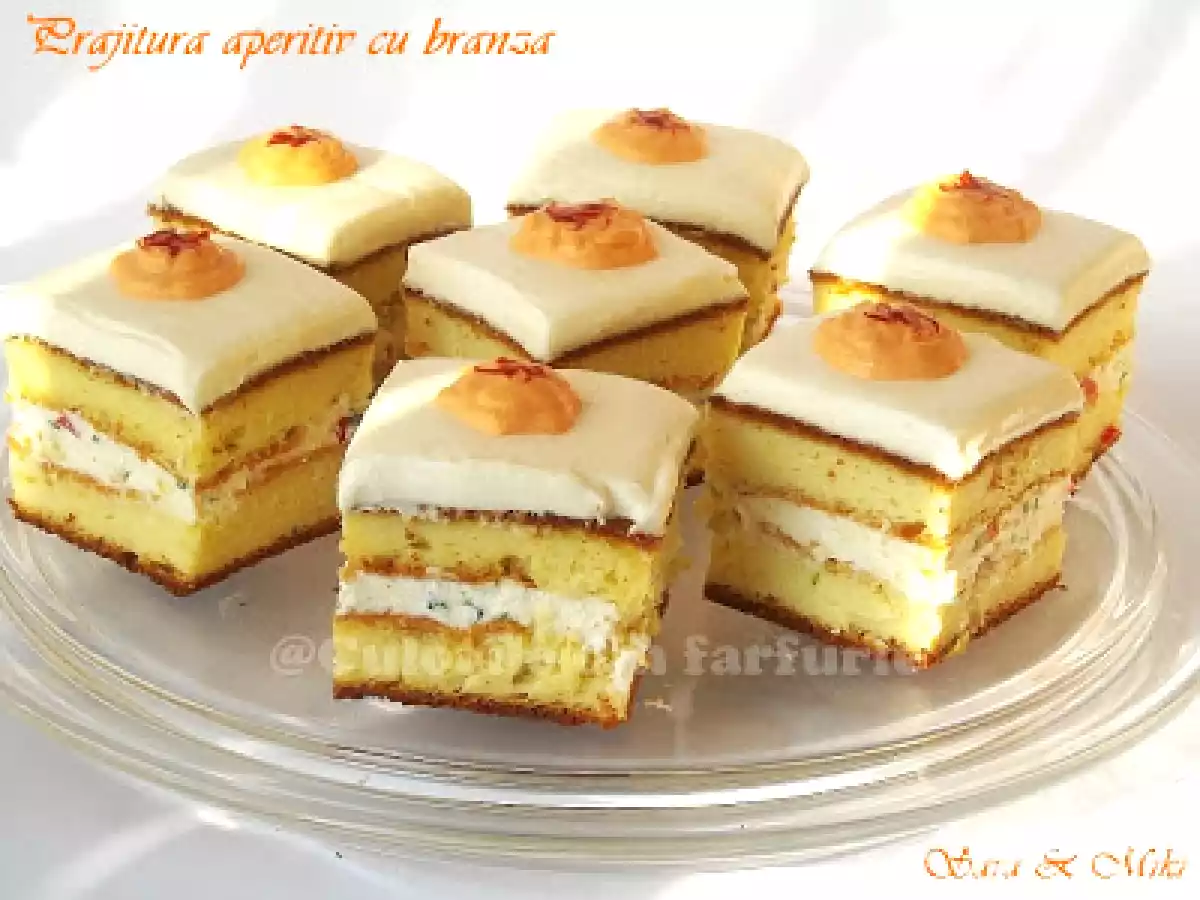 Prajitura aperitiv cu branza - poza 3