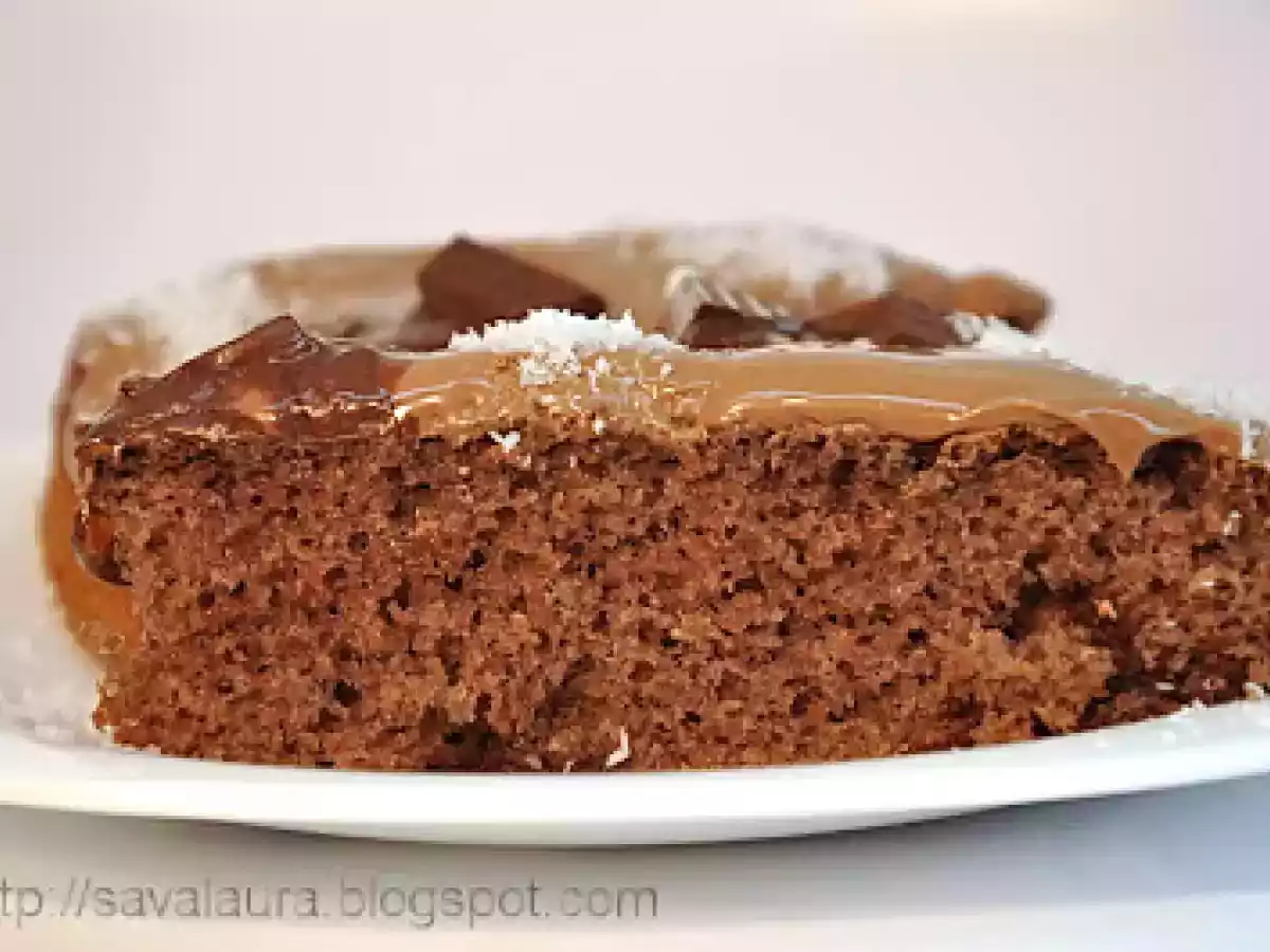 Prajitura caraibiana cu rom si ciocolata