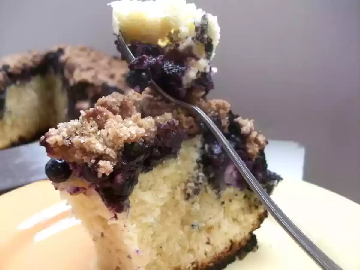 Prajitura cu afine si crema de branza - poza 2