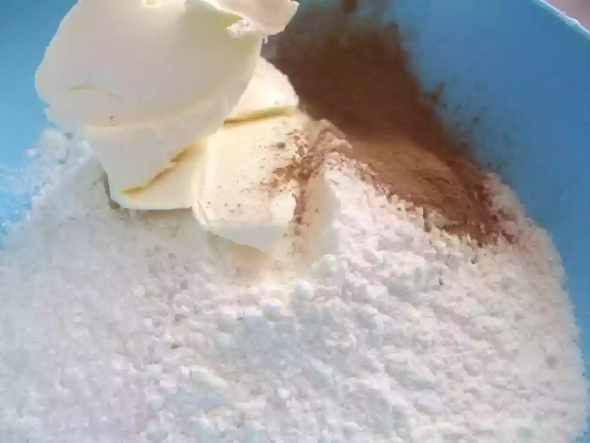 Prajitura cu afine si crema de branza - poza 6