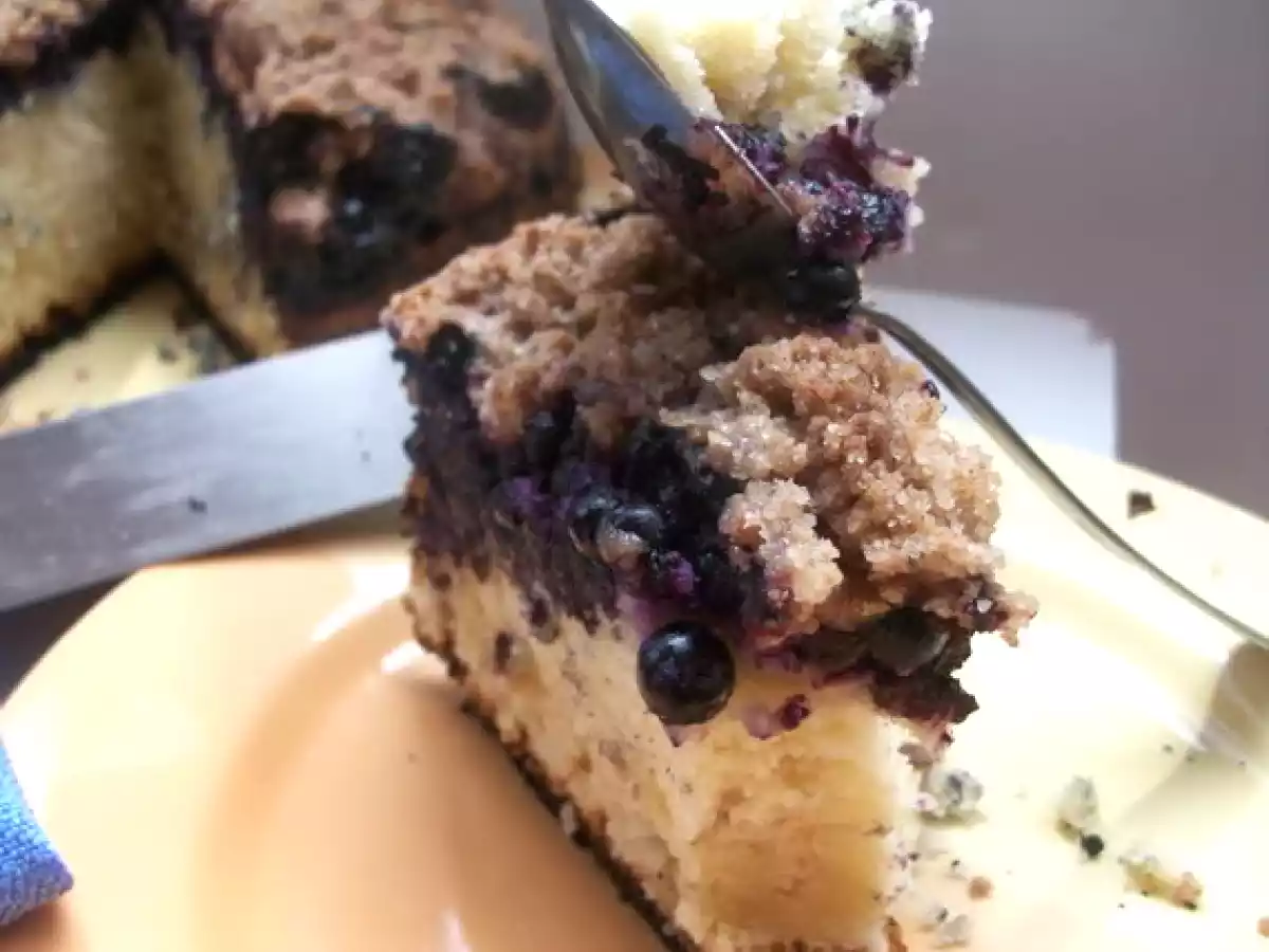 Prajitura cu afine si crema de branza - poza 9