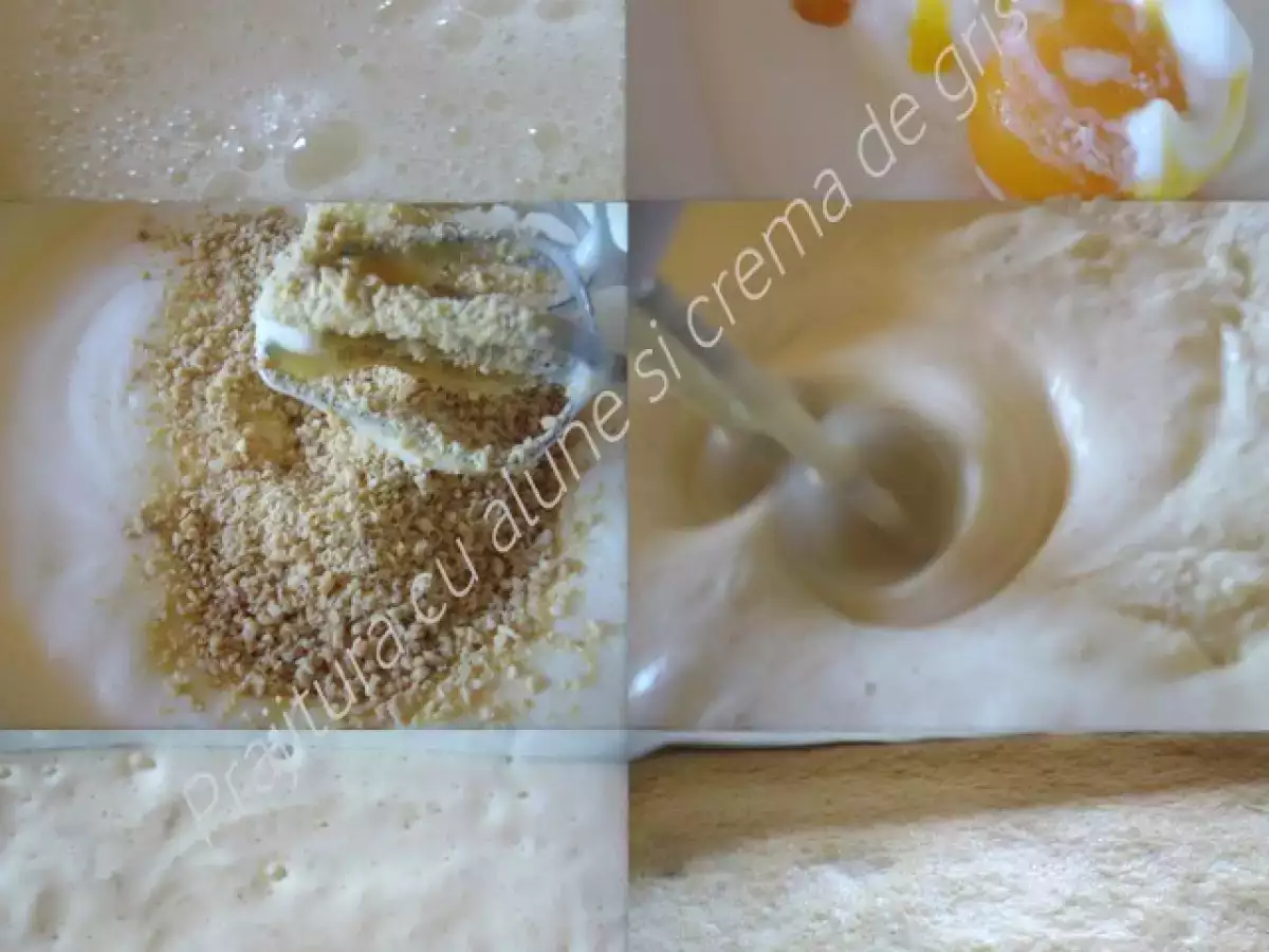 Prajitura cu alune si crema de gris - poza 3