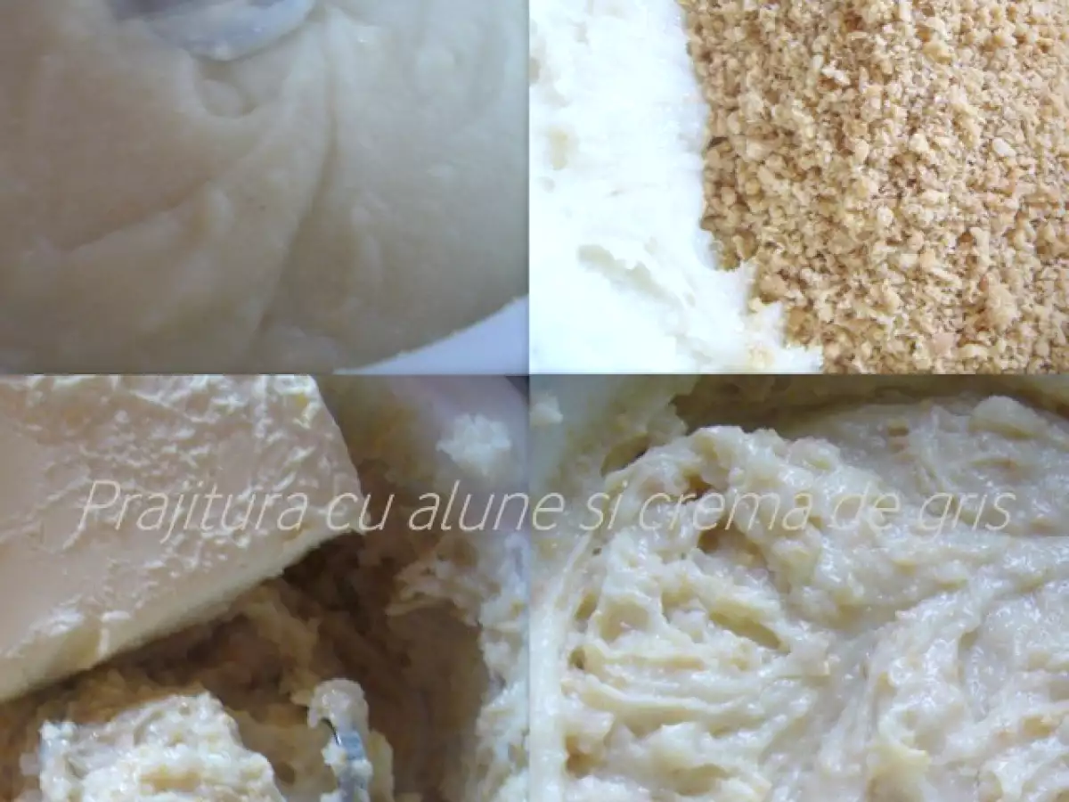 Prajitura cu alune si crema de gris - poza 4