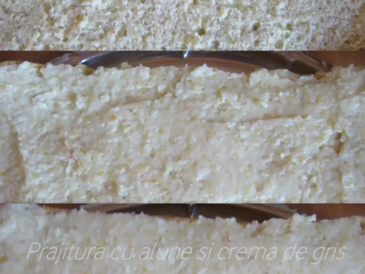 Prajitura cu alune si crema de gris - poza 5