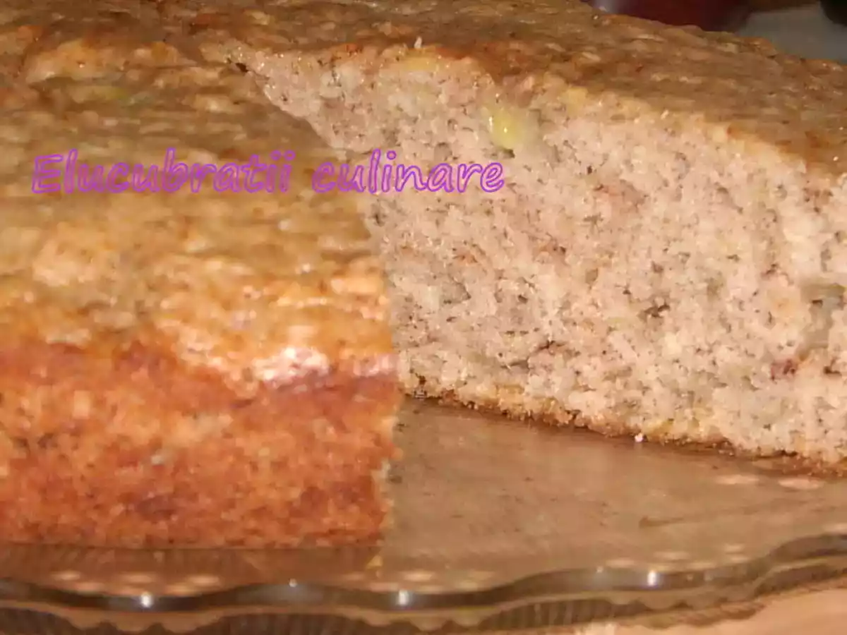 Prăjitură cu banane - de post