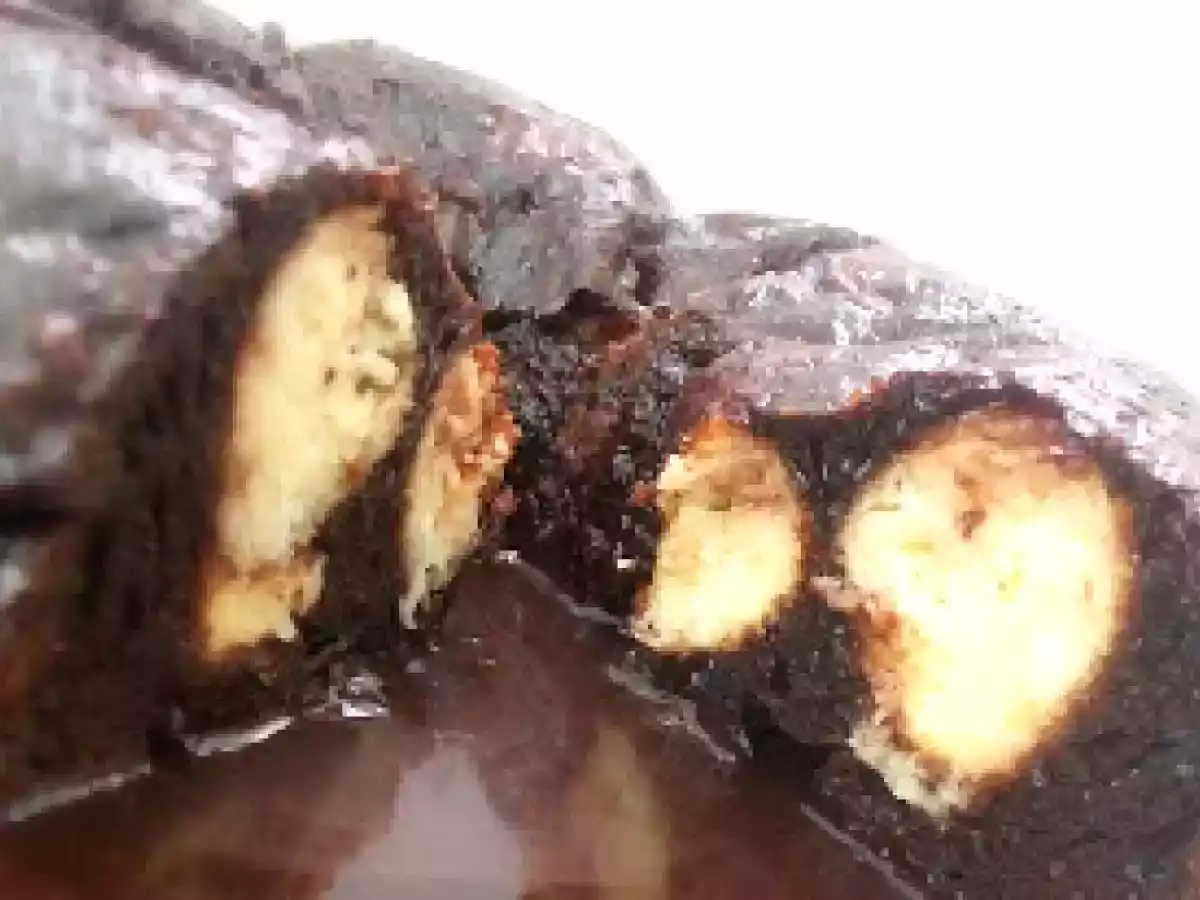 Prajitura cu bombite de branza cu cocos