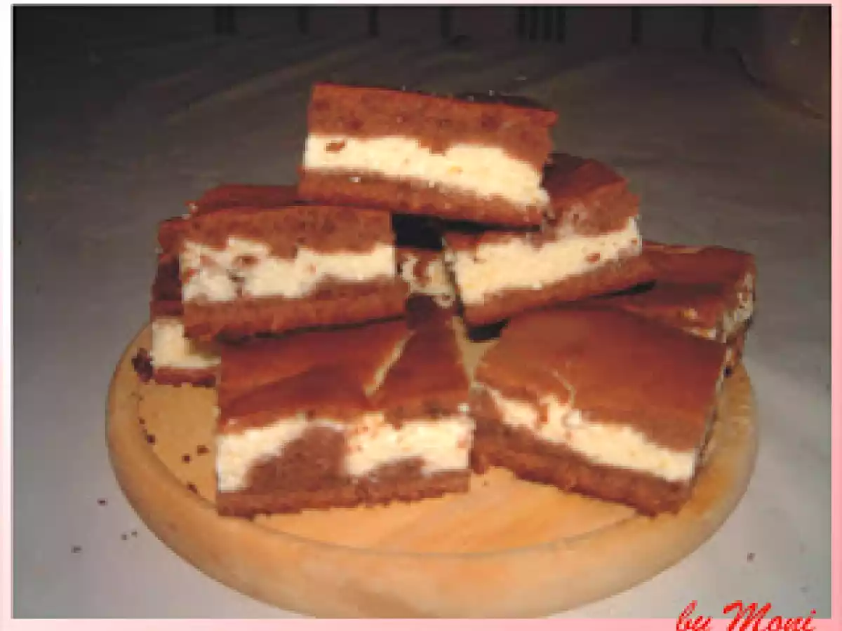 PRAJITURA CU BRANZA BICOLORA - poza 2