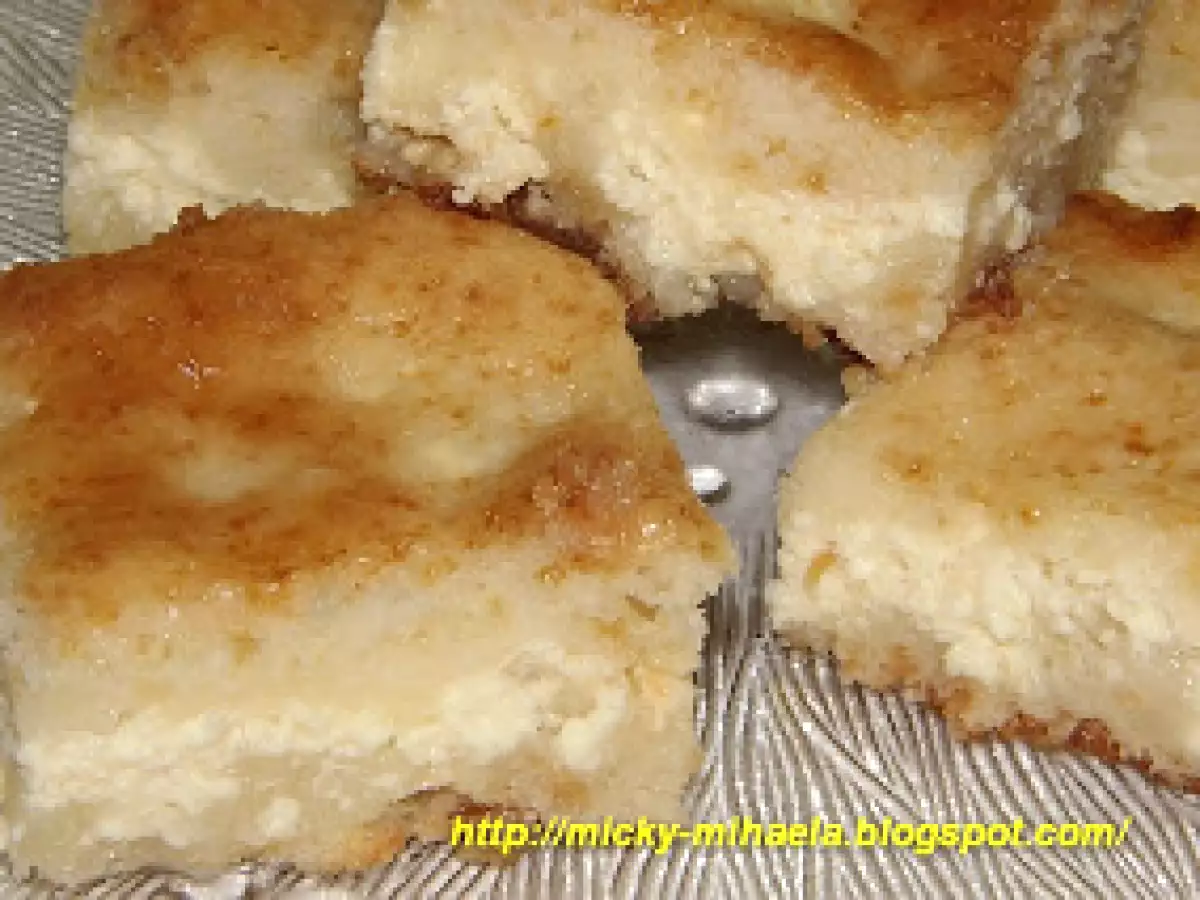 Prajitura cu branza de vaci