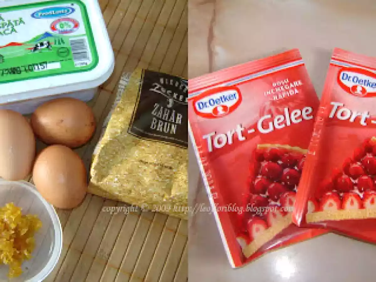 Prajitura cu branza dulce si visine - poza 3