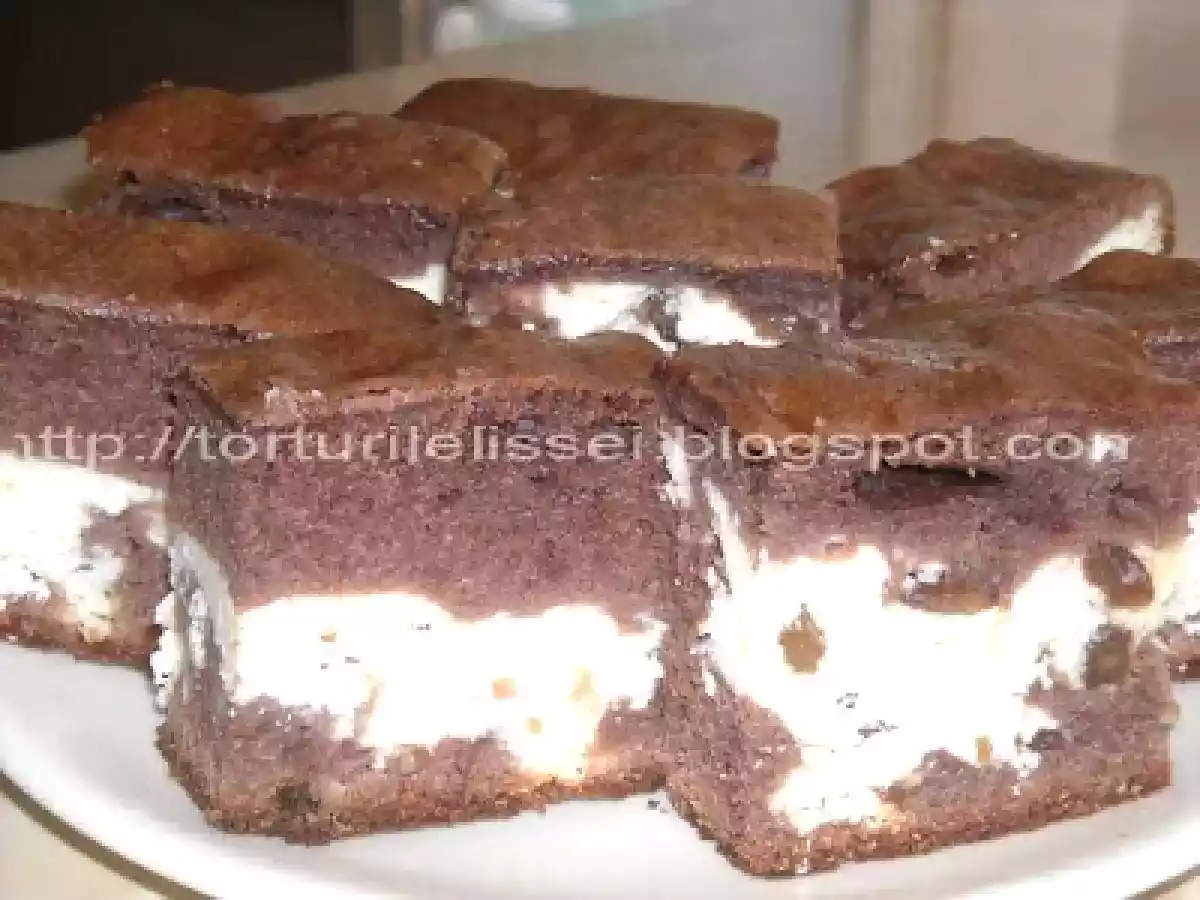 Prajitura cu branza si cacao - poza 9