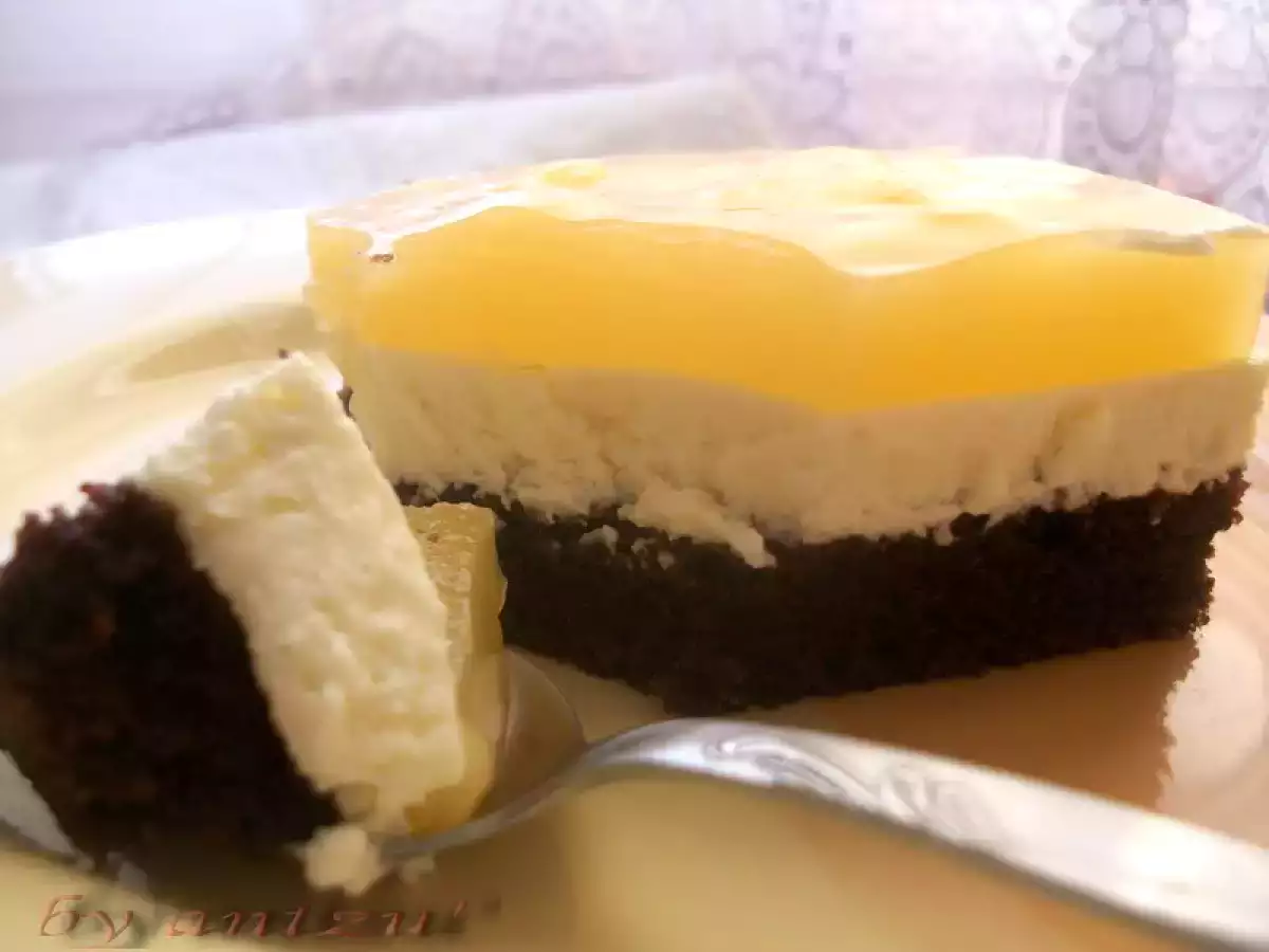 Prajitura cu branza si fanta - poza 2