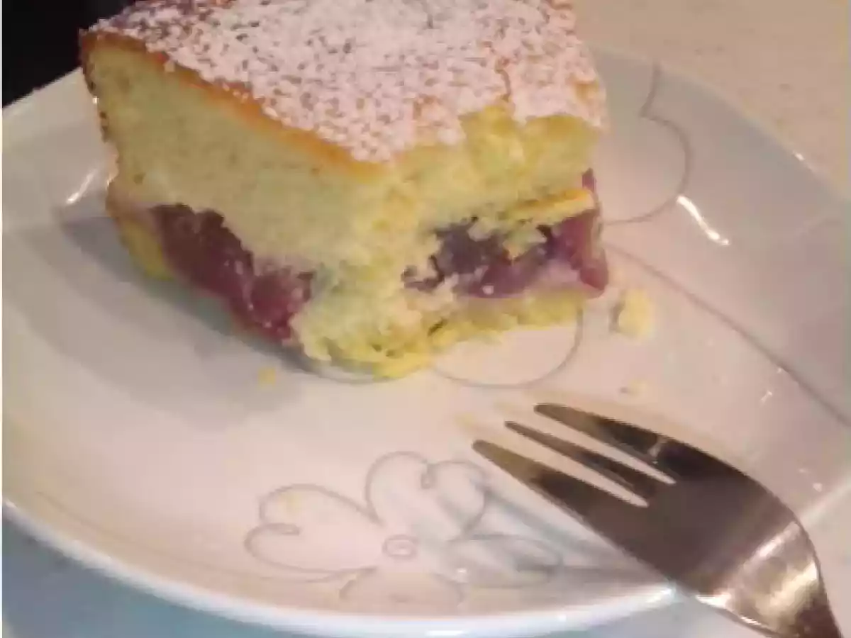 Prajitura cu branza & struguri - poza 6