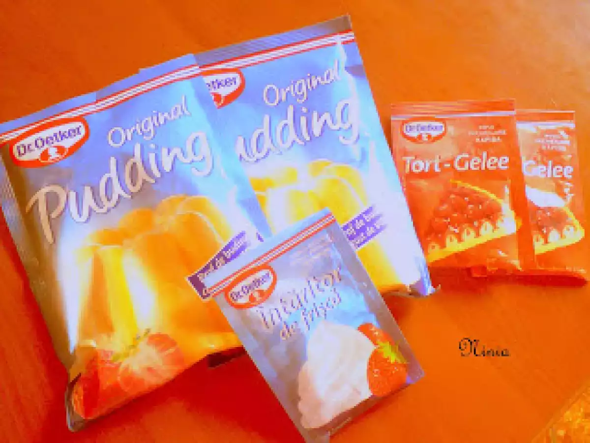 Prajitura cu budinca de vanilie si caise - poza 5