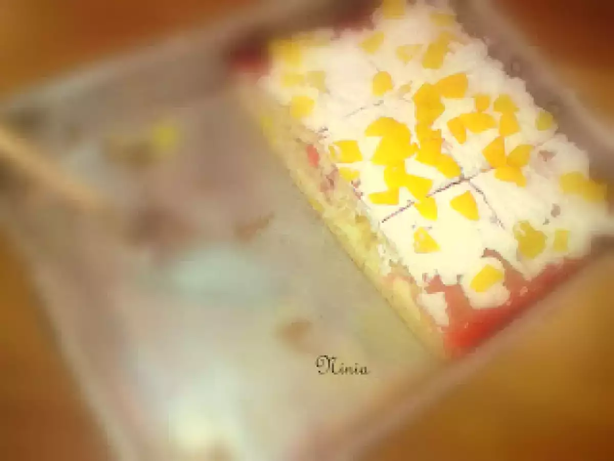 Prajitura cu budinca de vanilie si caise - poza 9