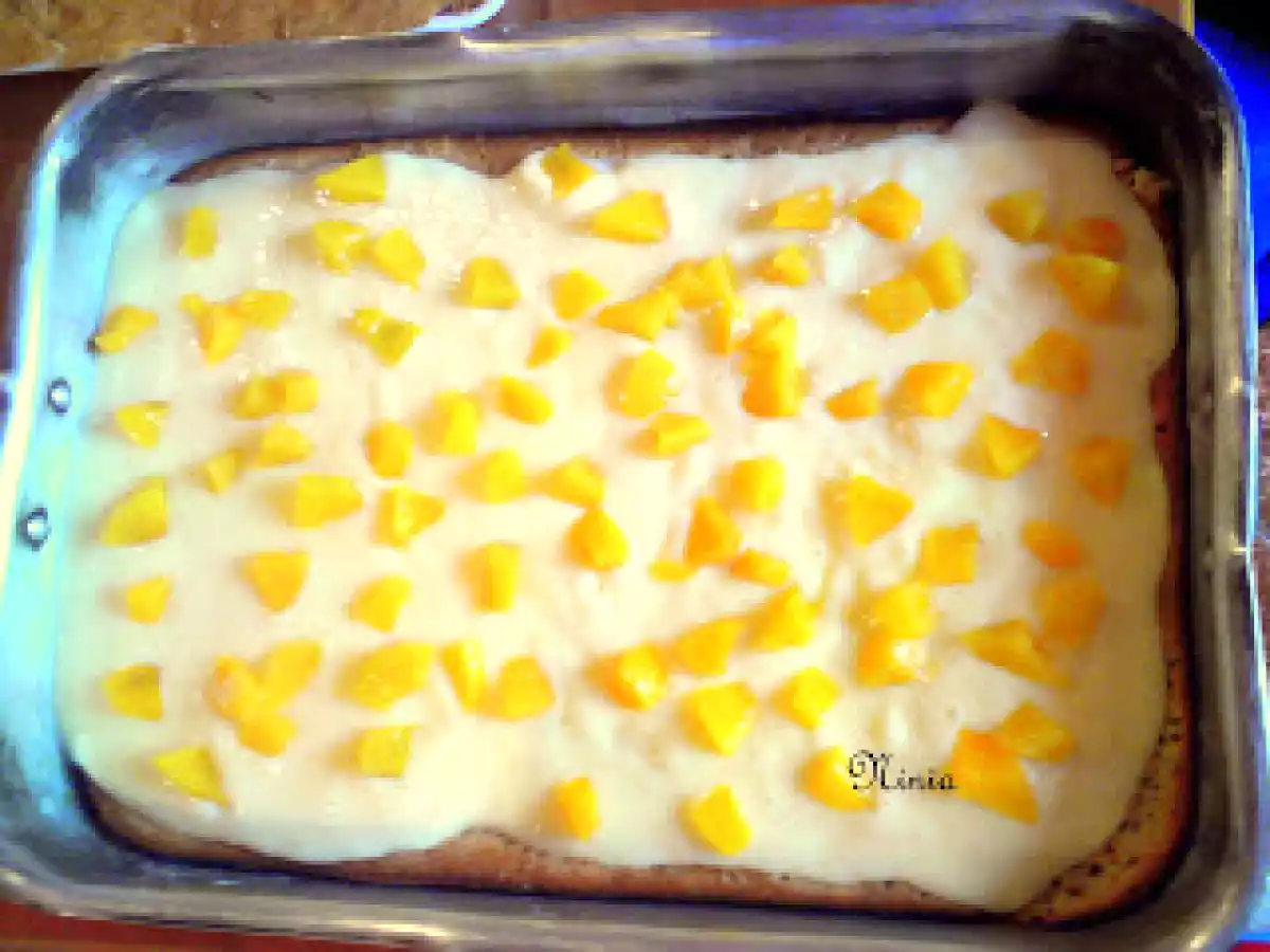 Prajitura cu budinca de vanilie si caise - poza 7