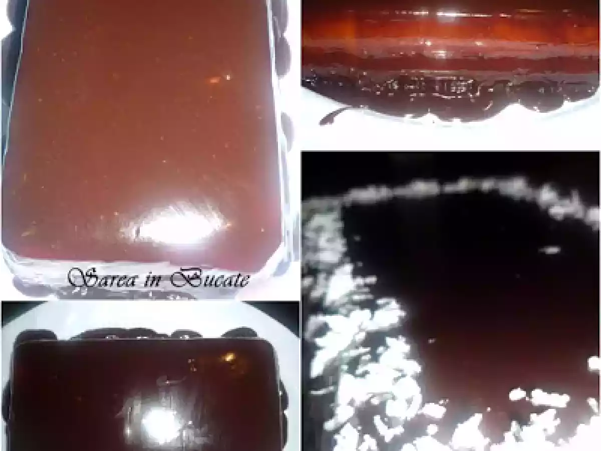 PRAJITURA CU BUDINCA SI BISCUITI